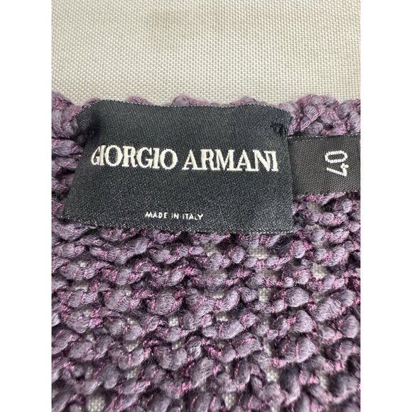 Giorgio Armani Womens Small Purple Knit Cami Top Whimsigoth Fairy Indie Grunge - Picture 5 of 10